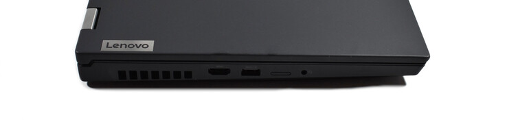 A sinistra: HDMI, USB-A 3.0, micro SIM, 3,5 mm audio