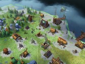 Un'immagine che raffigura un villaggio in Northgard: Definitive Edition.