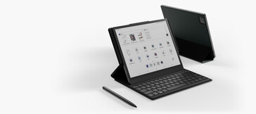 Il Tab Ultra C con la penna e gli accessori opzionali. (Fonte: BOOX)