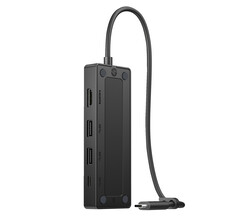 HP USB-C Travel Hub G3 pesa solo 63,5 g e misura 116 x 42 x 14 mm. (Fonte: HP)