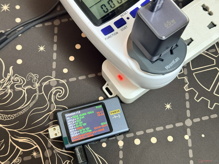 Test del protocollo di ricarica dell'Ugreen Nexode Air 65W