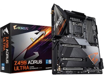 Gigabyte Z490 Aorus Ultra (Image Source: Videocardz)