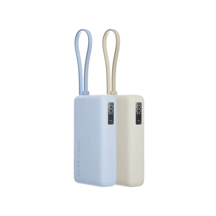Xiaomi 67W Power Bank 10000 (cavo integrato). (Fonte immagine: Xiaomi)