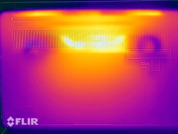 Test di stress delle temperature superficiali (lato inferiore)