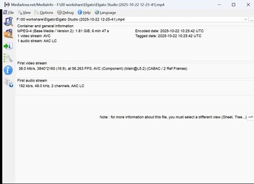 Video Mediainfo 2