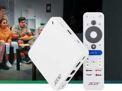 Acer ha corretto le specifiche del Google TV Box 4K UHD. Nella foto: un'immagine promozionale del dispositivo. (Fonte: Acer)
