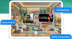 Il browser web gratuito AngelQ per i dispositivi Apple aiuta a proteggere i bambini dai pericoli online. (Fonte: AngelQ)
