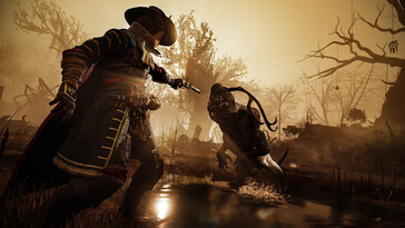 Un'immagine che mostra una creatura in GreedFall.