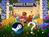 Il banner di Minecraft con il logo di Steam