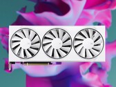 XFX Swift Radeon RX 9070 OC gode di un boost clock di 2,7 GHz. (Fonte immagine: XFX, Unsplash, modificato)