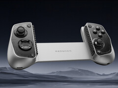 Il RedMagic Shadow Blade Gamepad 3 può adattarsi a smartphone e tablet di piccole dimensioni. (Fonte: RedMagic)