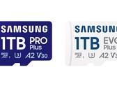 Le schede microSD PRO Plus ed EVO Plus di Samsung sono ora disponibili con una capacità di 1 TB. (Fonte: Samsung)