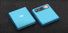 Il Galaxy Z Flip3 potrebbe presto affrontare un concorrente di Xiaomi. (Fonte: TS Designer)