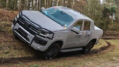 Il nuovo VW Amarok, che è già apparso come prototipo camuffato, potrebbe ricevere un powertrain completamente elettrico in futuro (Immagine: Volkswagen)