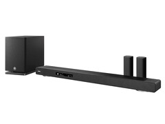 Yamaha presenta la sua barra sonora di punta True X Surround 90A Dolby Atmos con suono spaziale ottimizzato AI e tecnologia di suono immersivo AURO-3D. (Fonte: Yamaha)