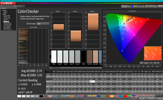 ColorChecker prima della calibrazione