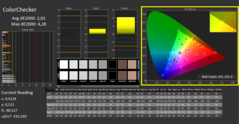 CalMAN - ColorChecker (calibrato)