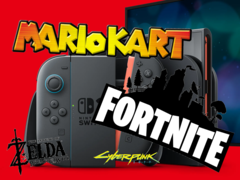 La Nintendo Switch 2 avrà diversi titoli di lancio, la maggior parte dei quali di terze parti. (Fonte: Nintendo, CD Projekt Red, Epic Games con modifiche)