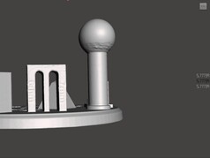 Misurazione della sfaccettatura di 6 mm dello Scanbench in MeshMixer