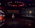 AMD ha mostrato una delle sue prossime schede grafiche all'evento di lancio della serie Ryzen 7000 (immagine via AMD)