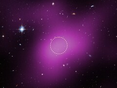 Un'immagine di Hubble che mostra la posizione di Cloud-9 (Fonte dell'immagine: Diversi - vedi fonti)