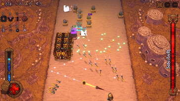 Nella foto: uno screenshot di gioco tratto da BALL x PIT.