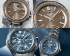 In alto, abbiamo il Casio Oceanus OCW-S400A-5AJF e l'OCW-S40-5AJF, mentre in basso abbiamo l'Oceanus OCW-S7000E-2AJF e l'OCW-S40-2AJF. (Fonte immagine: Casio)