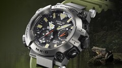 Casio presenta l'orologio subacqueo top di gamma MR-G Frogman MRG-BF1000RG con il motivo della rana Golia. (Fonte: Casio)