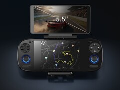 Il Retroid Dual Screen Add-on ha un display OLED touch da 5,5 pollici. (Fonte: Retroid)
