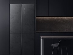 Il frigorifero a griglia TCL Q10 da 555 litri ha tre sezioni che possono avere ciascuna una temperatura diversa. (Fonte: TCL)