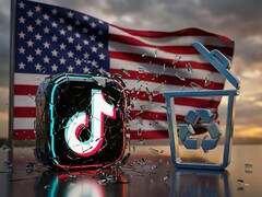 TikTok viene cestinato. (Fonte immagine: AI generata da Nano Banana Pro)