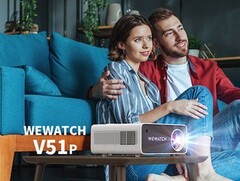 Il proiettore WEWATCH V51P è dotato di una funzione di rumore bianco. (Fonte: WEWATCH)