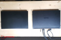 XMG Pro 15 (sinistra) vs XMG Neo 15 (destra)