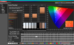 ColorChecker prima della calibrazione