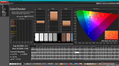 ColorChecker prima della calibrazione (P3)