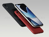 Secondo quanto riferito, l'iPhone SE 4 sarà disponibile in tre varianti di colore (immagine via FrontPageTech)