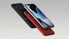 Secondo quanto riferito, l&#039;iPhone SE 4 sarà disponibile in tre varianti di colore (immagine via FrontPageTech)