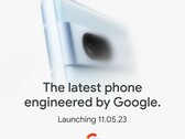 Il blu artico dovrebbe essere uno dei quattro colori di lancio del Pixel 7a. (Fonte: Google)