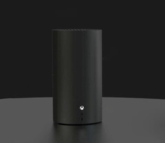 Un mock-up della Xbox Series X 'Brooklin' refresh'. (Fonte immagine: FTC - modificato)