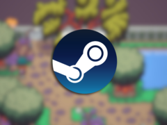 Discounty verrà lanciato su Steam, PlayStation, Xbox e Nintendo Switch. Nella foto, una schermata del gioco con il logo di Steam sovrapposto. (Fonte: Steam - Modifica)