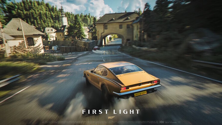 Un titolo di James Bond non sarebbe completo senza un emozionante inseguimento di veicoli. (Fonte: IO Interactive)