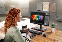 Il Lenovo ThinkCentre M90a Pro Gen 4 si propone come un AIO versatile per le aziende. (Fonte: Lenovo)