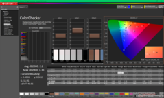 ColorChecker prima della calibrazione
