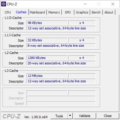 Lenovo ThinkBook 13x G1 - CPUz