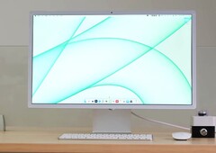L'iMac da 24 pollici ha un aspetto più moderno senza il suo notevole mento (fonte: Bilibili)