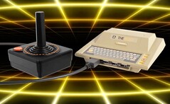 THE400 Mini è in grado di riprodurre i giochi ROM di diverse console dell'era Atari 400. (Immagine: Retro Games Ltd.)