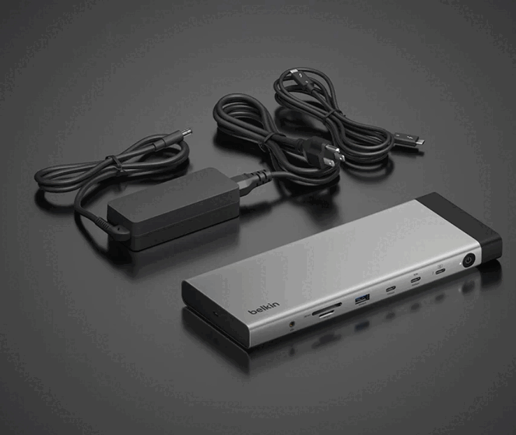 La nuova docking station Thunderbolt 5 14-in-1 di Belkin.