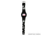Il nuovo orologio Casio G-Shock (nella foto) presenta un giocoso design in bianco e nero ispirato all'iconica opera d'arte "Reach Out" di Noritake. (Fonte immagine: @kinashiten su X/Twitter)