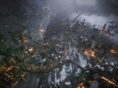 Un'immagine che mostra una città in Frostpunk 2, ora scontato del 50% su Steam.