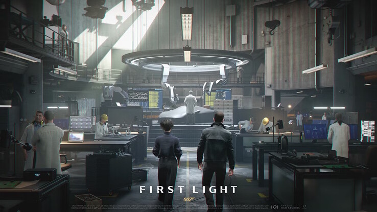 I giocatori di 007 First Light possono visitare il laboratorio di Q, dove vengono prototipati utili strumenti di spionaggio e veicoli (fonte: IO Interactive)